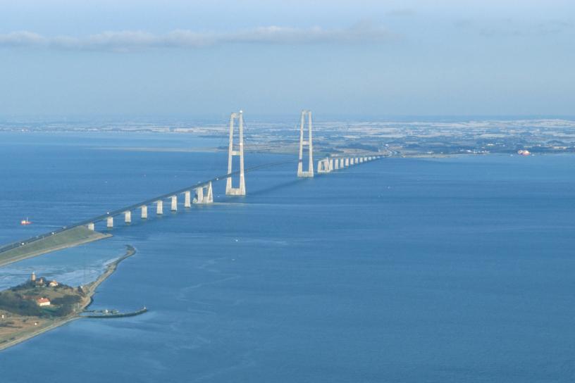 great belt bridge construction